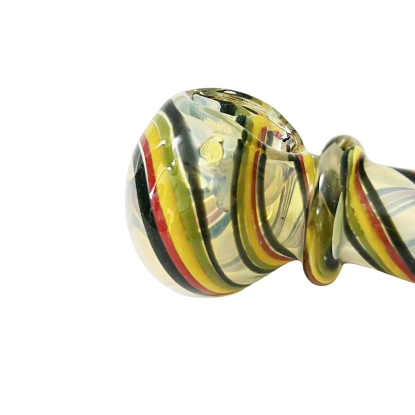Super Supplys Inc Glass Pipe 4.5" Candy Glass Wand Design Pipe 2-Piece Set 4.5" Candy Glass Wand Pipe 2-Pack | Canada