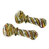 Super Supplys Inc Glass Pipe 4.5" Candy Glass Wand Design Pipe 2-Piece Set 4.5" Candy Glass Wand Pipe 2-Pack | Canada