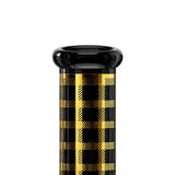 12.5" Plaid Beaker Bong with Gift Box