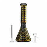 12.5" Plaid Beaker Bong with Gift Box