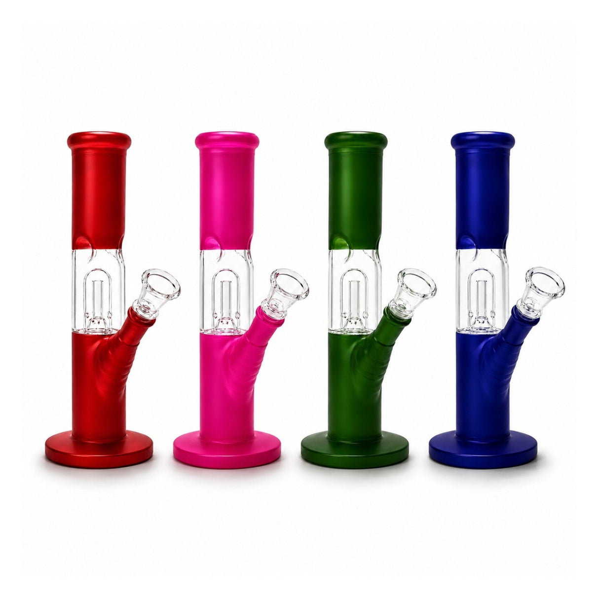 8" Frosted Percolator Tube Water Pipe
