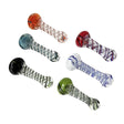 Super Supplys Inc Glass Pipe CoreLine 4.5-Inch Spiral Glass Spoon Pipe - 2 Pack CoreLine 4.5-Inch Glass Spoon Pipes - Assorted 2 Pack