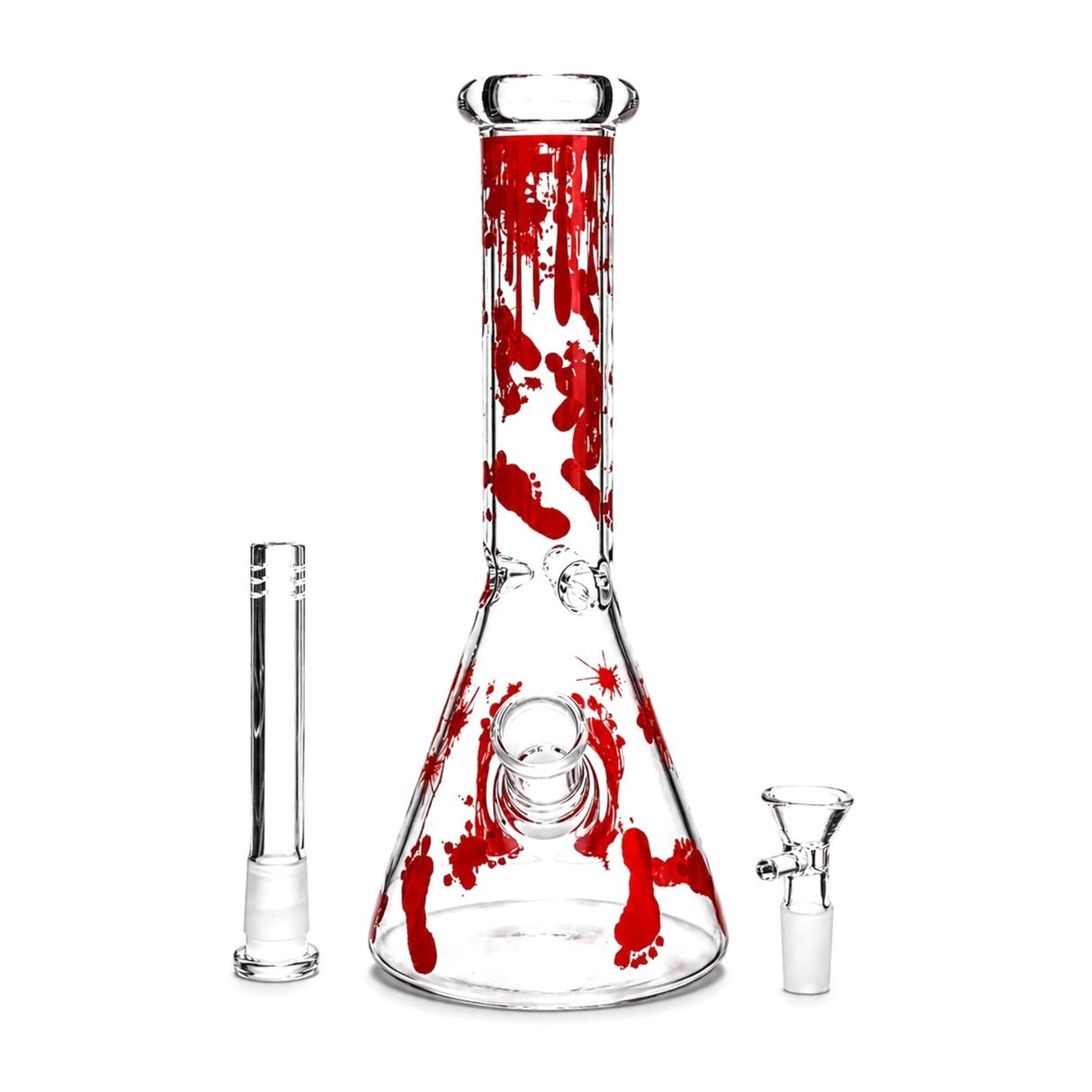 10" Blood Splatter Beaker Bong