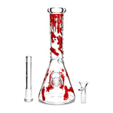 10" Blood Splatter Beaker Bong