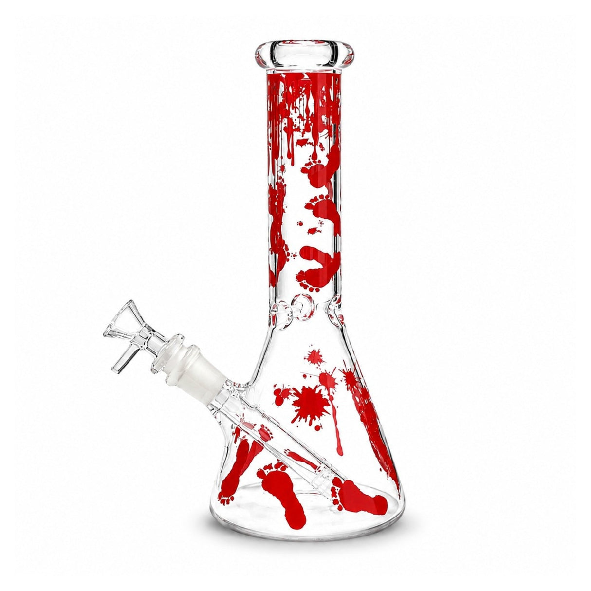 10" Blood Splatter Beaker Bong