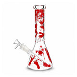 10" Blood Splatter Beaker Bong