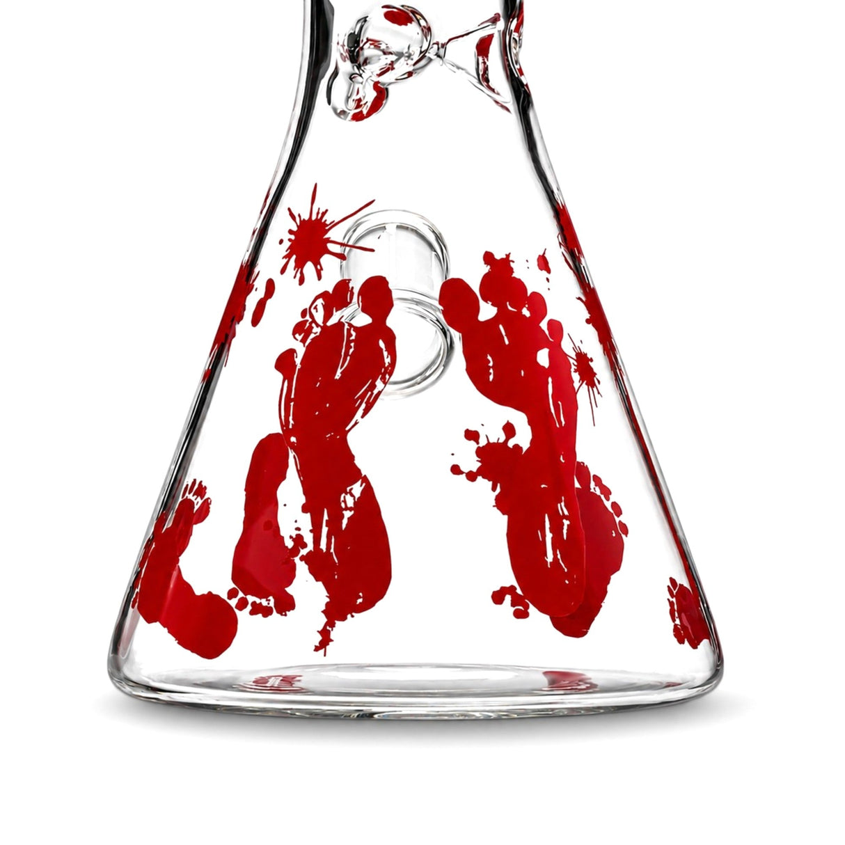 10" Blood Splatter Beaker Bong