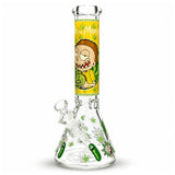 14" 7mm Interdimensional Glow Beaker Bong