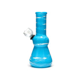6" Candy Swirl Mini Water Pipe with Fixed Downstem