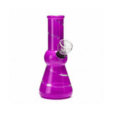 6" Candy Swirl Mini Water Pipe with Fixed Downstem
