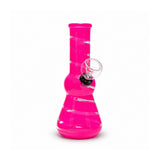 6" Candy Swirl Mini Water Pipe with Fixed Downstem