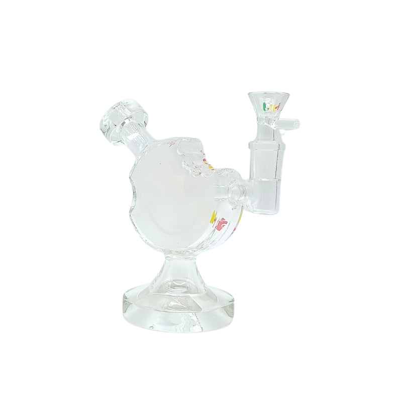 HYDRO 5.8" Compact Glass Bong - 249g Mini Water Pipe