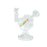 HYDRO 5.8" Compact Glass Bong - 249g Mini Water Pipe