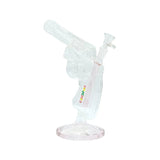 The MST Glass Bong 9" Revolver-Shaped Glass Water Pipe (MST153) 9" Revolver-Shaped Glass Water Pipe (MST153)