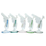 The MST Glass Bong 9" Revolver-Shaped Glass Water Pipe (MST153) 9" Revolver-Shaped Glass Water Pipe (MST153)