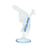The MST Glass Bong 9" Revolver-Shaped Glass Water Pipe (MST153) 9" Revolver-Shaped Glass Water Pipe (MST153)