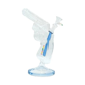 The MST Glass Bong 9" Revolver-Shaped Glass Water Pipe (MST153) 9" Revolver-Shaped Glass Water Pipe (MST153)