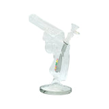 The MST Glass Bong 9" Revolver-Shaped Glass Water Pipe (MST153) 9" Revolver-Shaped Glass Water Pipe (MST153)