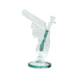 The MST Glass Bong 9" Revolver-Shaped Glass Water Pipe (MST153) 9" Revolver-Shaped Glass Water Pipe (MST153)