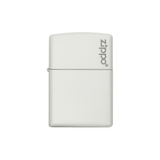 Zippo 214ZL White Matte with Zippo logo