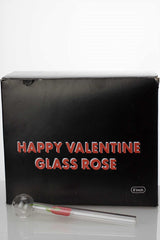 Happy valentine love rose Oil burner pipe - pack of 24