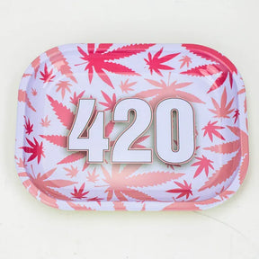 Smoking Cat Distribution Rolling Tray Small Novelty Metal Rolling Tray Novelty Rolling Tray - Small, Bold & Mess-Free