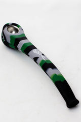 9" Genie Silicone hand pipe with metal bowl