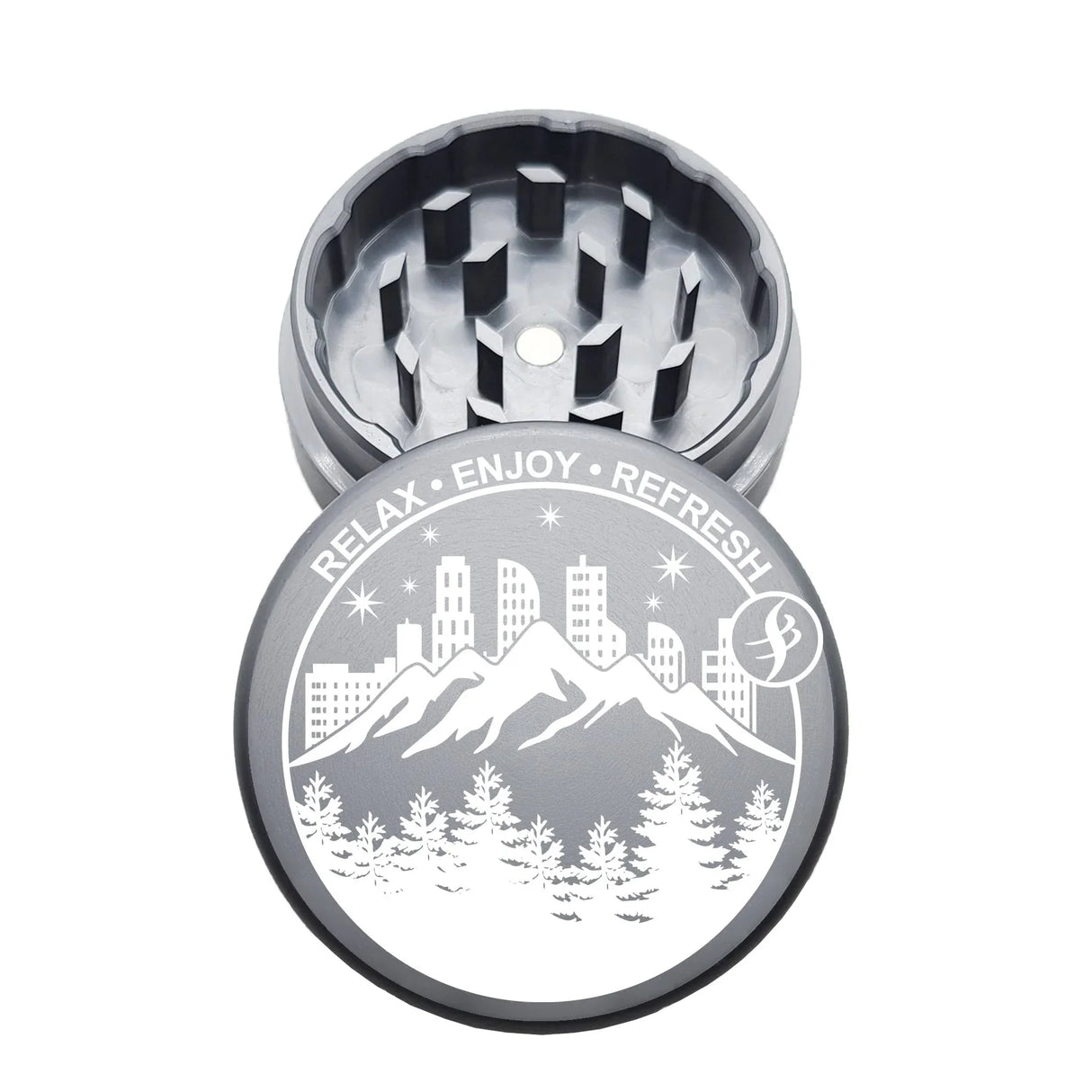 4SCORE®️ x Tahoe Grinder Co. USA made 2 PCS Herb Grinder -  Limited Edition