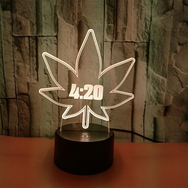 LED 3D Illusion Table Lamp with Remote