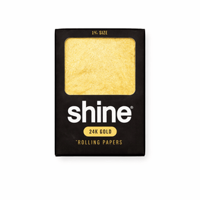 Shine Papers 1 - 1/4" Size Shine | 1.25 Size 24K Gold Sheet - 12 Packs Shine | 1.25 Size 24K Gold Sheet - 12 Packs