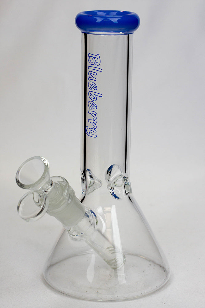 8" Blueberry glass beaker water bong ( N8040 )