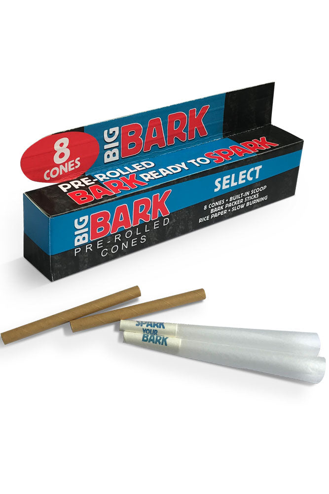 BIGBARK Slow burning rice Pre-rolled Cones - 24 packs