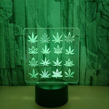 LED 3D Illusion Table Lamp with Remote
