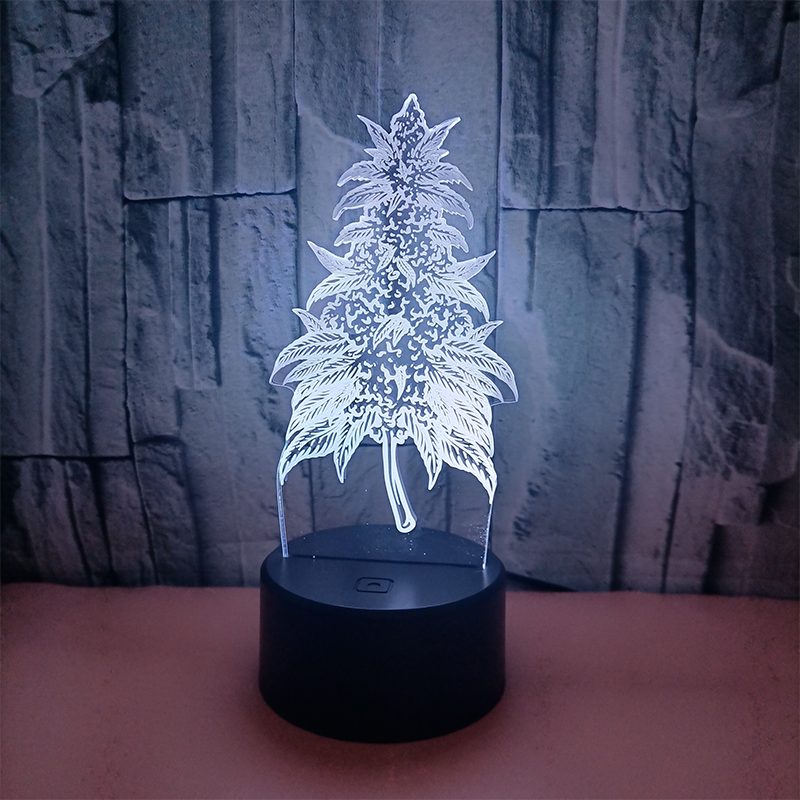 LED 3D Illusion Table Lamp with Remote