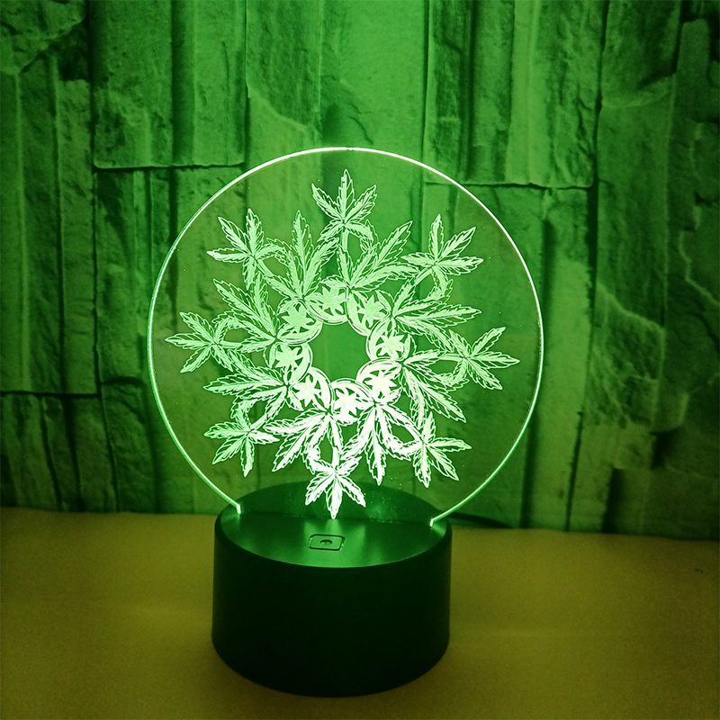 LED 3D Illusion Table Lamp with Remote