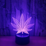 LED 3D Illusion Table Lamp with Remote