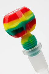 2-in-1 Silicone bowl with multi-hole glass bowl