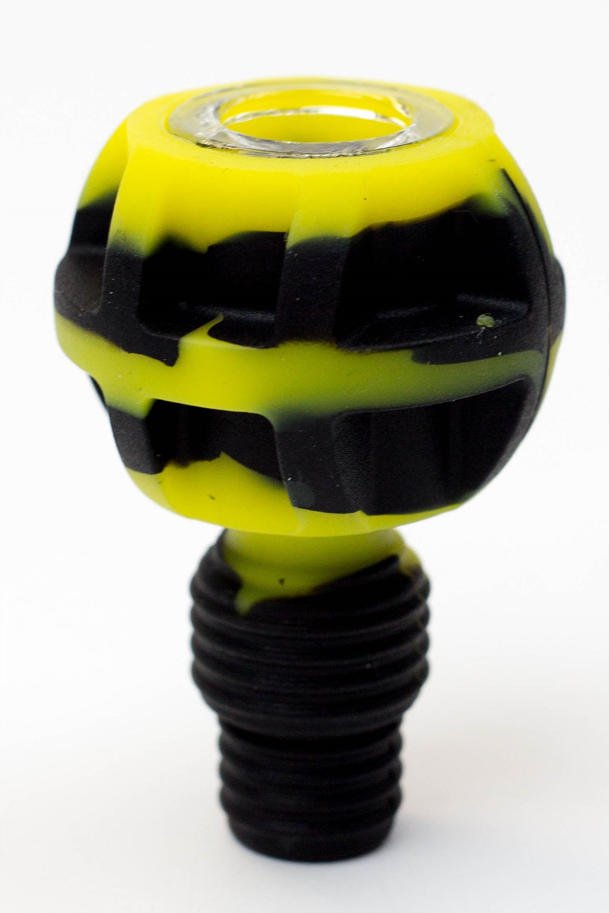 2-in-1 Silicone bowl with multi-hole glass bowl