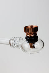 5.5" Glass tube pipe TP005 with metal screen Box of 24