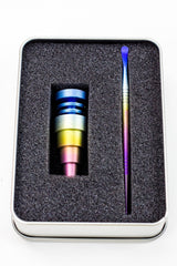 Titanium 6-in-1 Domeless Nail and Dabber set
