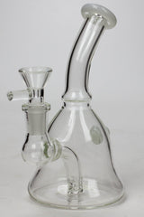6" 2-in-1 fixed 3 hole diffuser bell bubbler