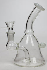 6" 2-in-1 fixed 3 hole diffuser bell bubbler