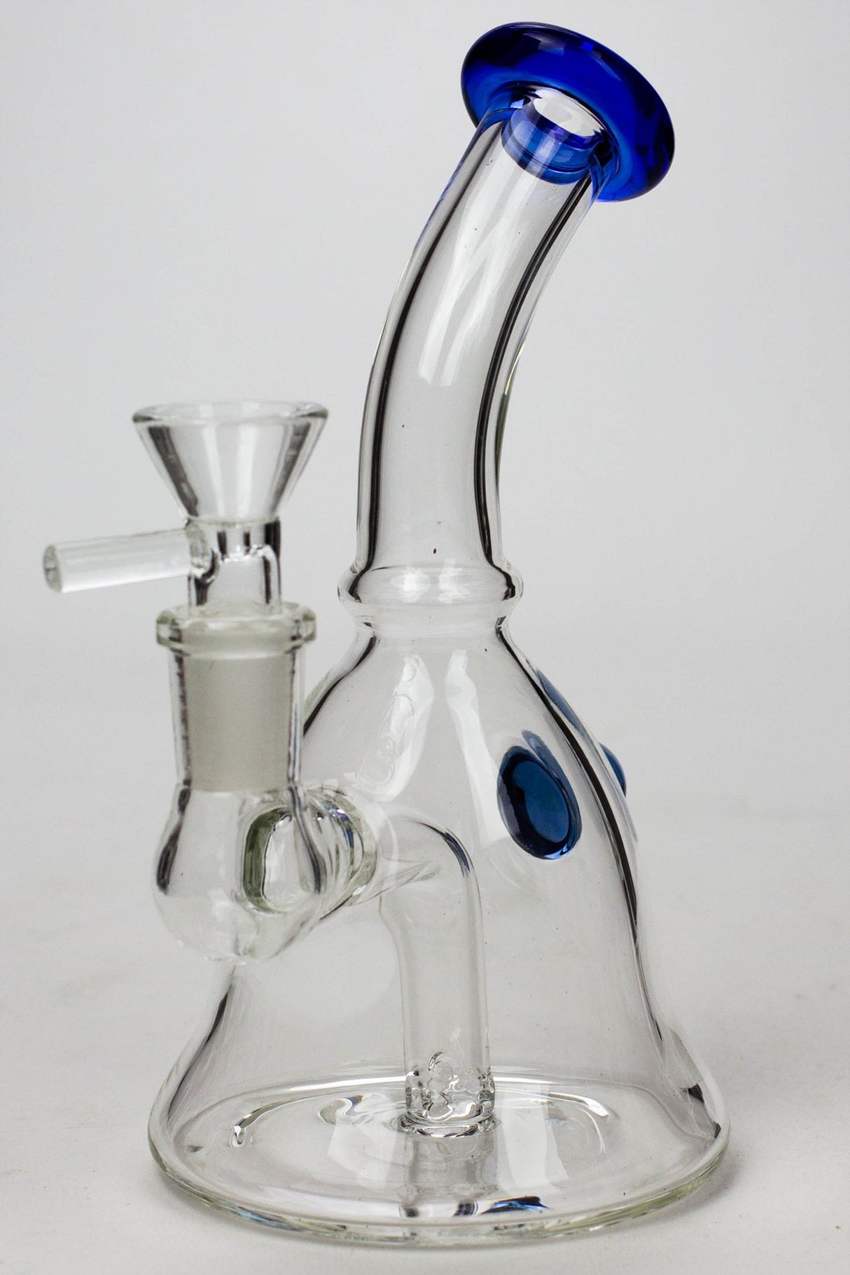 6" 2-in-1 fixed 3 hole diffuser bell bubbler