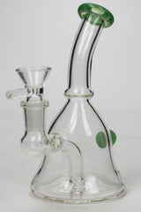 6" 2-in-1 fixed 3 hole diffuser bell bubbler