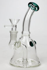 6" 2-in-1 fixed 3 hole diffuser bell bubbler