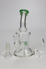 6" 2-in-1 fixed 3 hole diffuser Skirt bubbler