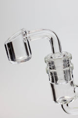 6" Genie Double glass recycle rig with shower head diffuser
