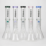 FOGGX | 14" Glass Water Pipe with Percolator [FT187]