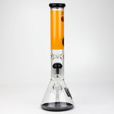 THE TRAGICALLY HIP-15.5" glass water pipe with single percolator by Infyniti