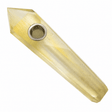 Acid Secs Productions Inc. Quartz · Stone Pipe Acid Secs 4.25" Clear Quartz Crystal Pipe with Blue & Yellow Inclusions Acid Secs Clear Quartz Crystal Pipe | Canada